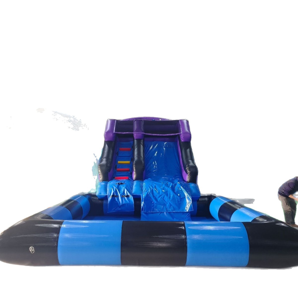 Water Slide Inflatable - Tobogán acuático inflable de PVC, venta