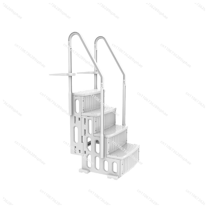 Pool Ladder Above Ground - Escalera de Plástico para Piscina Elevada,