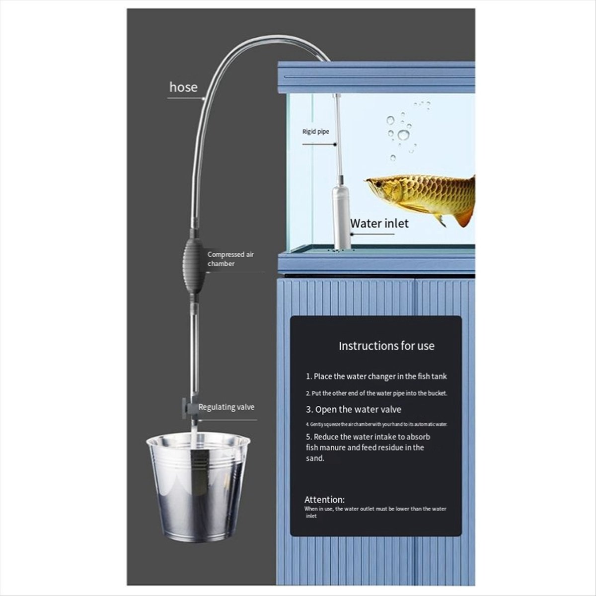Pool Vacuum Manual - Aspiradora de piscina portátil A68M con
