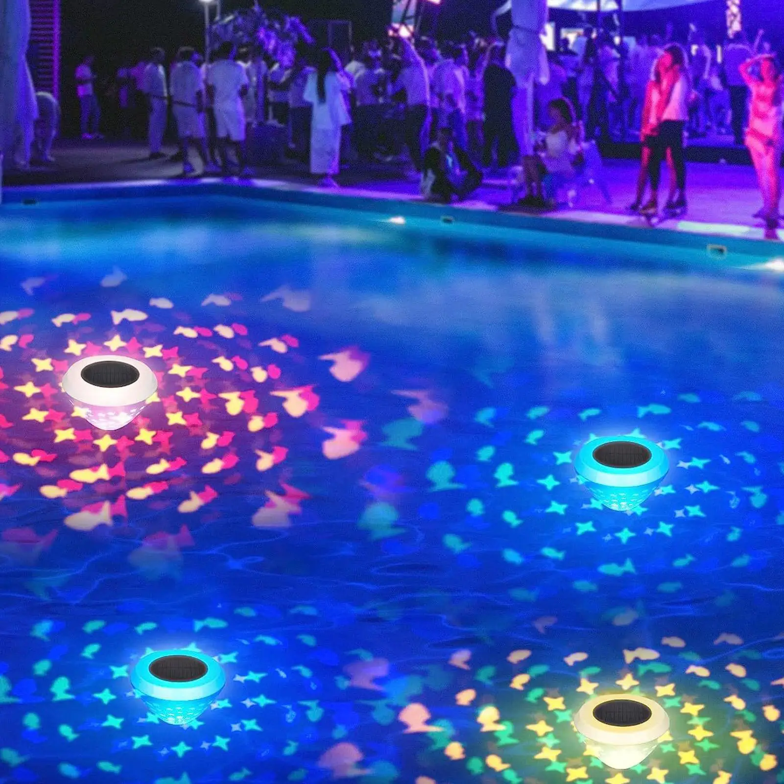 Luces Flotantes Impermeables c - Pool Light Solar Rechargeable reseña y precio