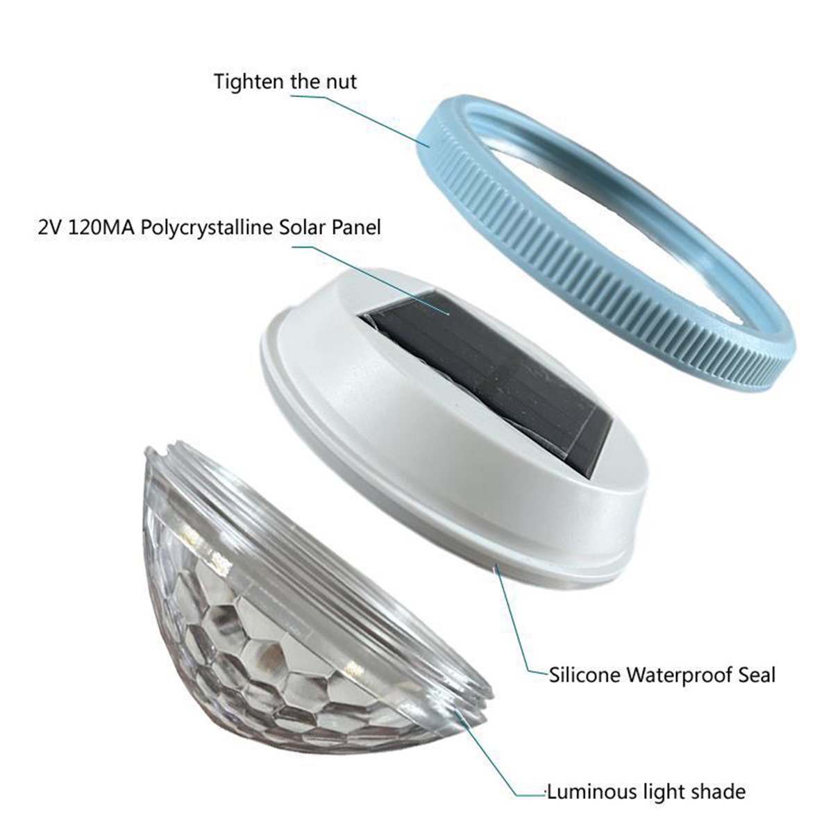 Solar flotante piscina luz luc - Pool Light Solar Rechargeable reseña y precio