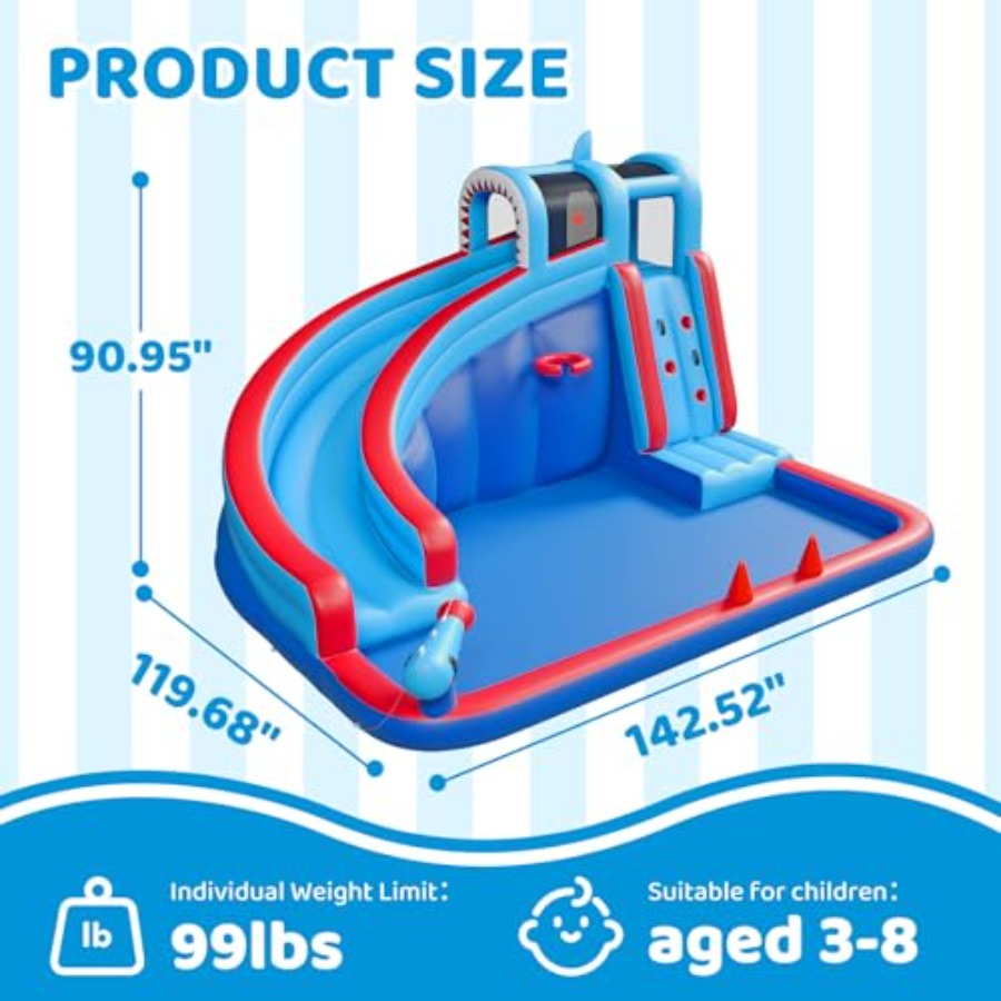 Tobogán acuático inflable para - Water Slide Inflatable reseña y precio