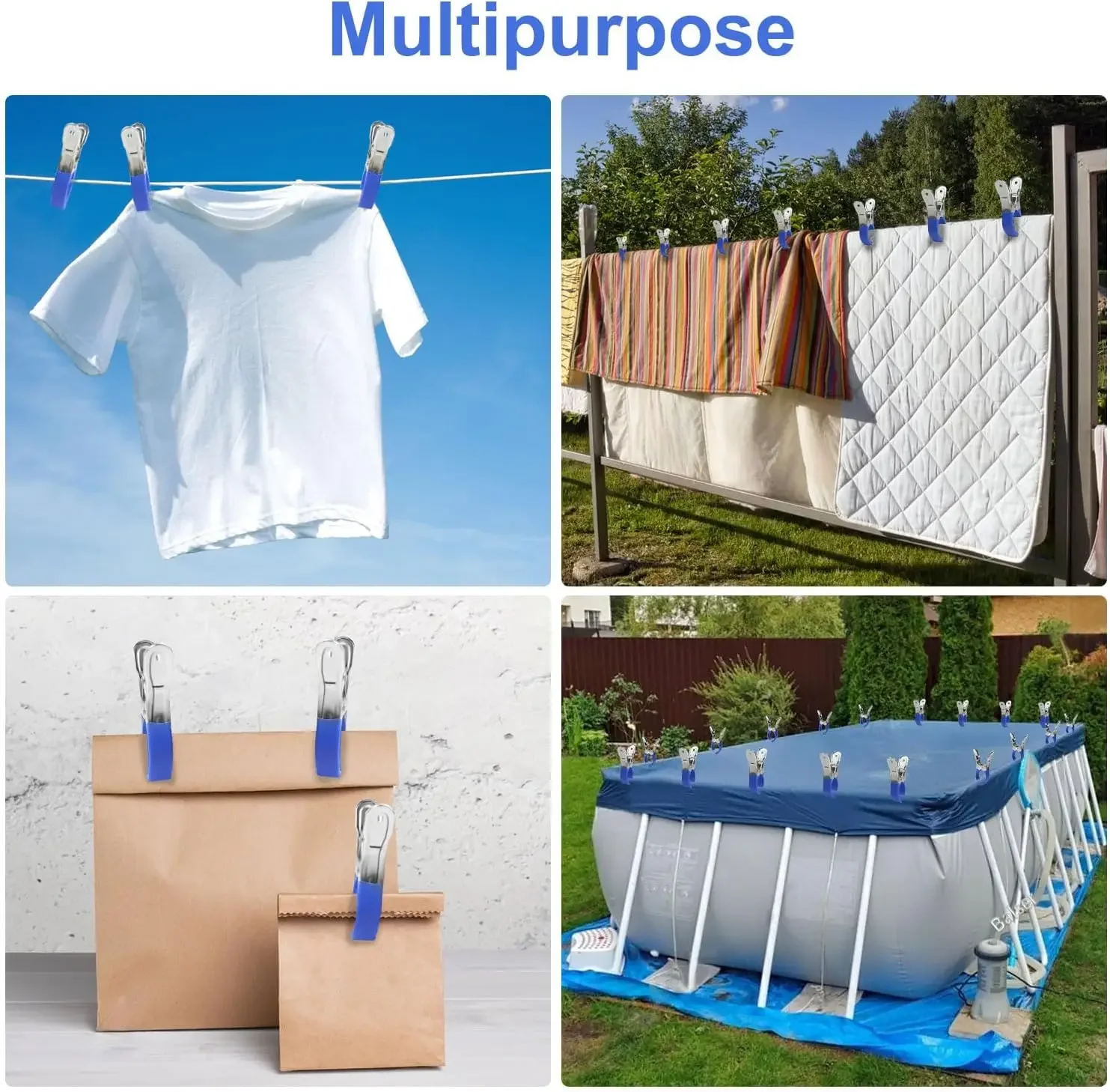 6/12 Uds Clips para cubierta d - Pool Ladder Above Ground reseña y precio