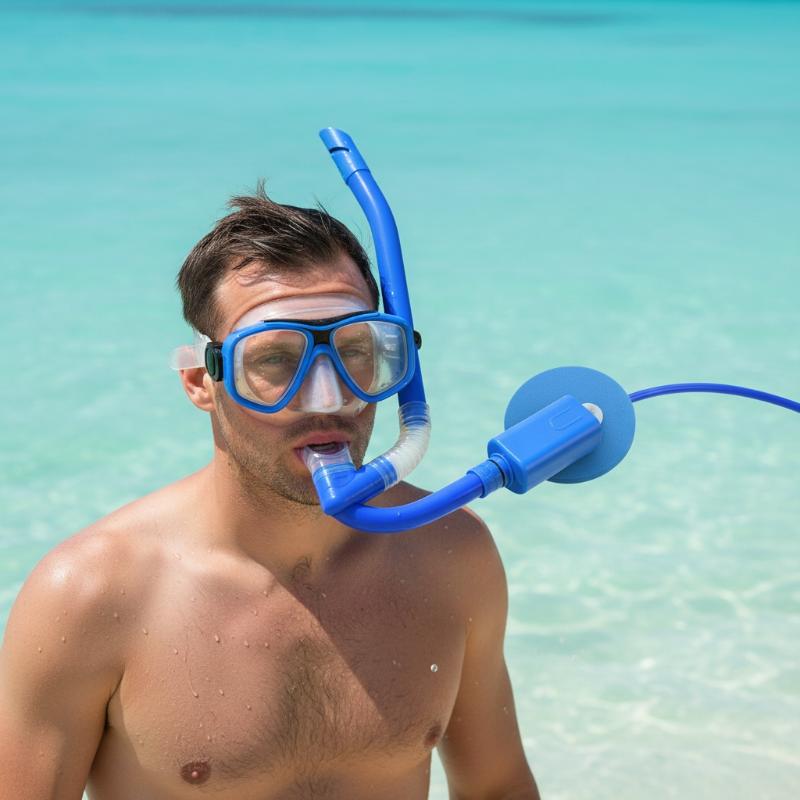 Máscara de Respiración Seca (1 - Snorkel Mask Full Face reseña y precio
