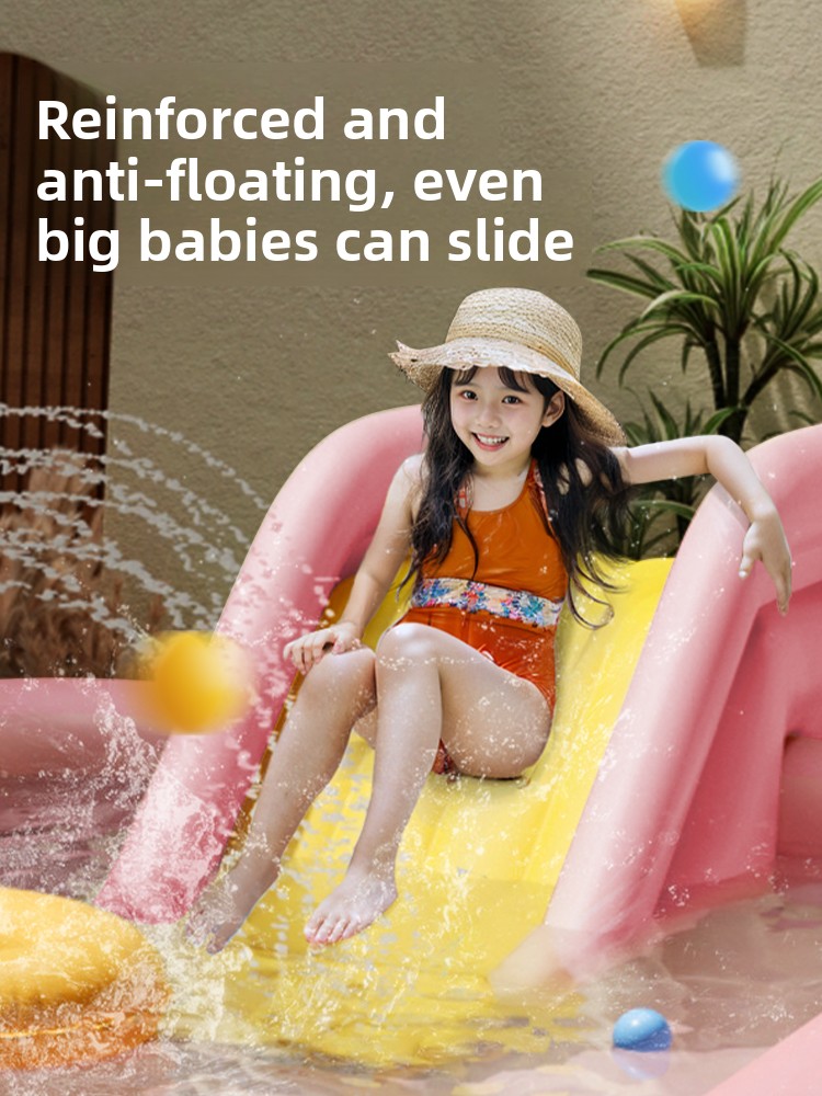 Piscina inflable con tobogán y - Water Slide Inflatable reseña y precio