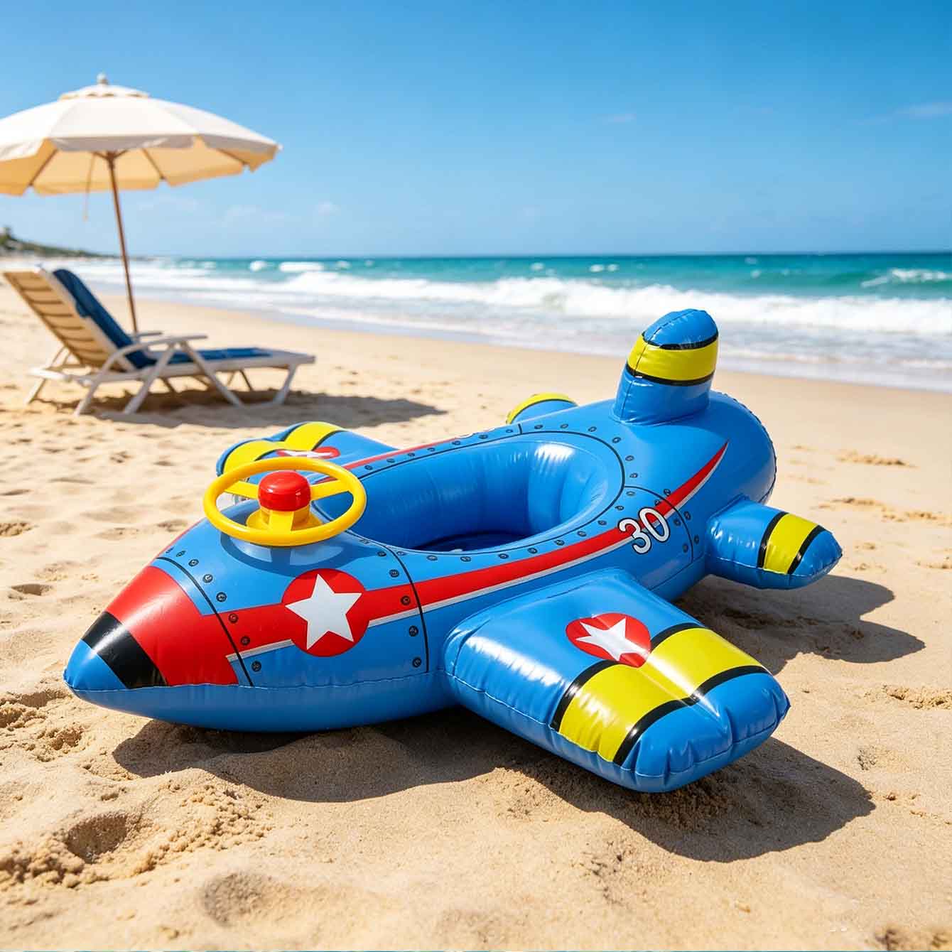 1 unidad de flotador inflable  - Pool Float Ring Inflatable reseña y precio