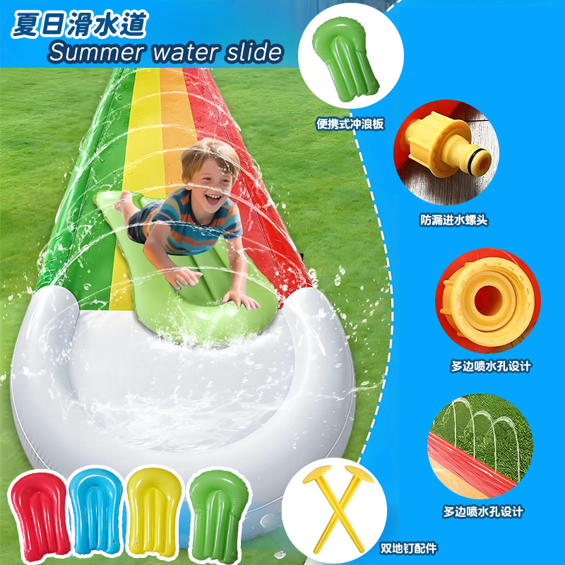 Tobogán Acuático Inflable de 4 - Water Slide Inflatable reseña y precio