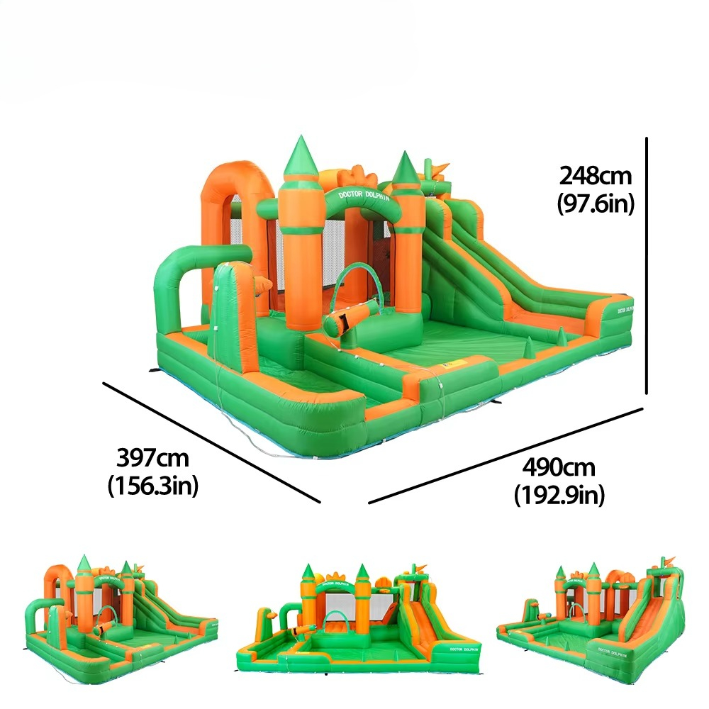 Castillo inflable para niños c - Water Slide Inflatable reseña y precio
