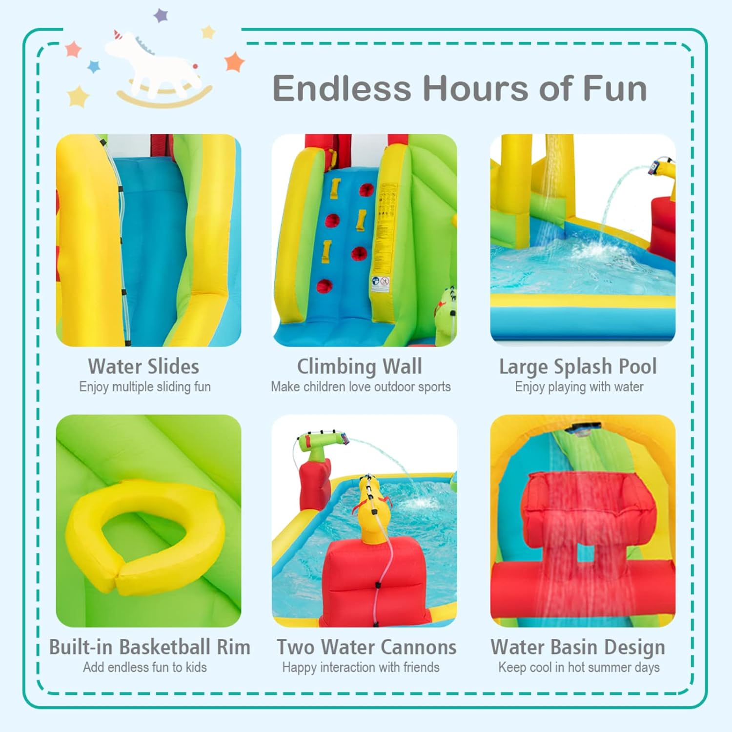 Mega Parque Acuático Inflable  - Water Slide Inflatable reseña y precio