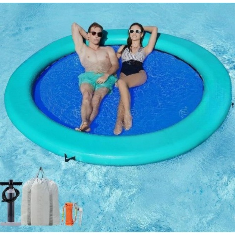 Nueva tumbona flotante para pi - Pool Float Ring Inflatable reseña y precio