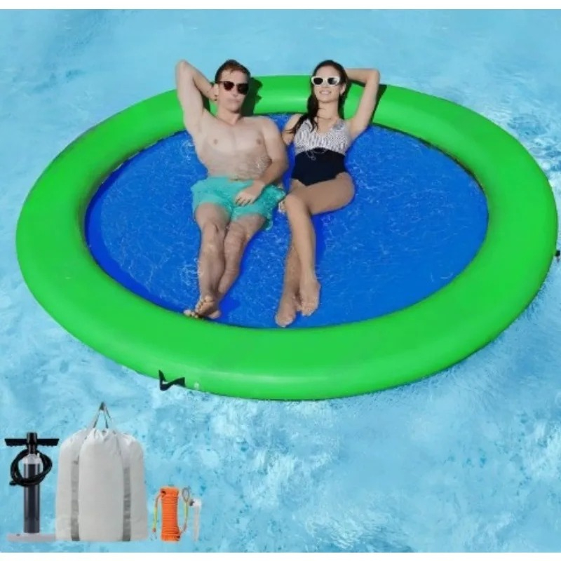 Nueva tumbona flotante para pi - Pool Float Ring Inflatable reseña y precio