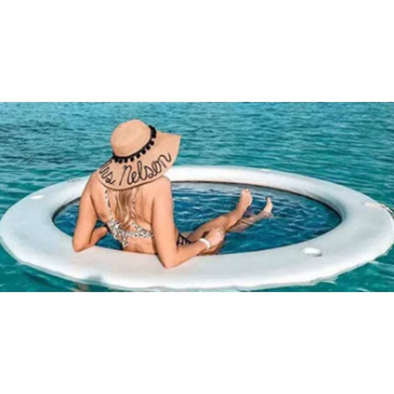 Nueva tumbona flotante para pi - Pool Float Ring Inflatable reseña y precio