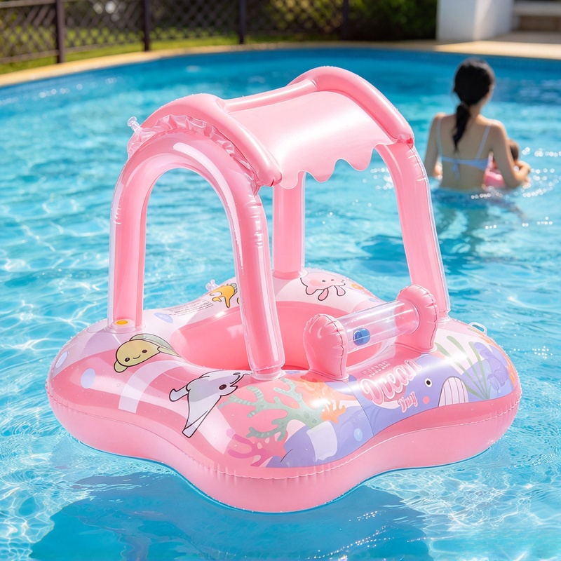 Flotador inflable para piscina - Pool Float Ring Inflatable reseña y precio