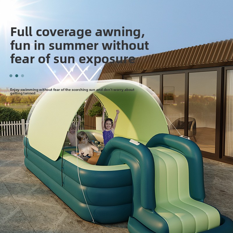Piscina Inflable para Niños co - Water Slide Inflatable reseña y precio