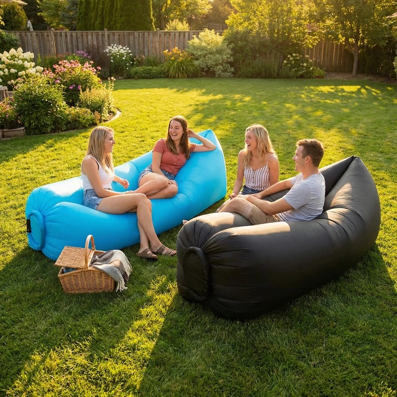 Sofá inflable portátil, ligero - Pool Lounger Inflatable reseña y precio