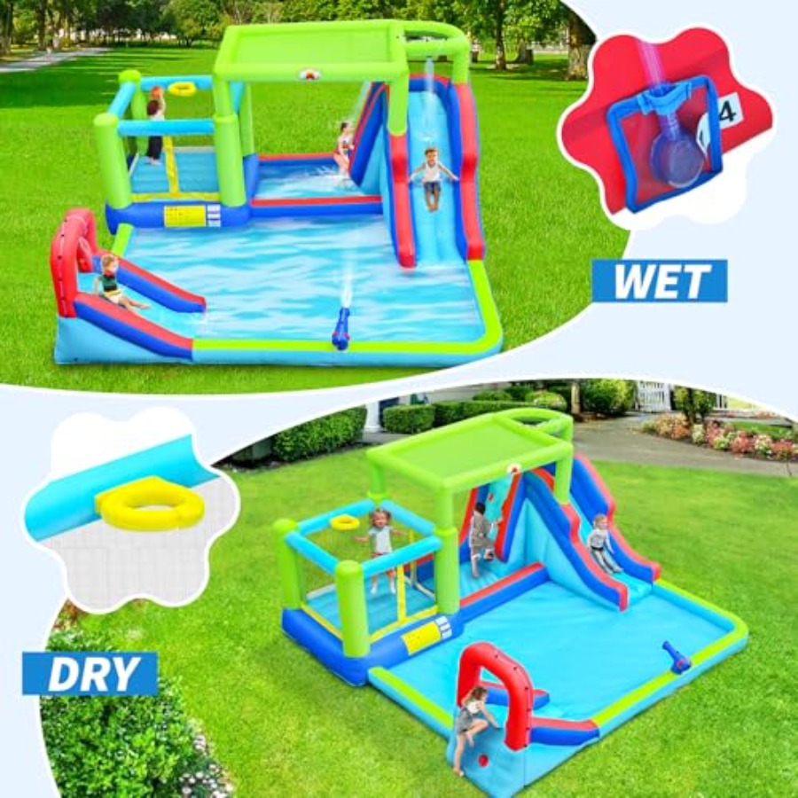Tobogán Acuático Inflable para - Water Slide Inflatable reseña y precio