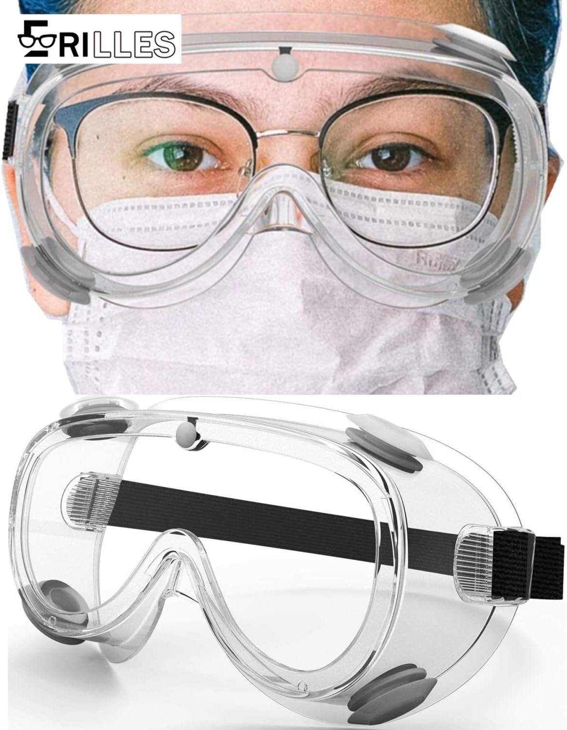 Gafas de seguridad para deport - Swim Goggles Anti Fog Uv reseña y precio