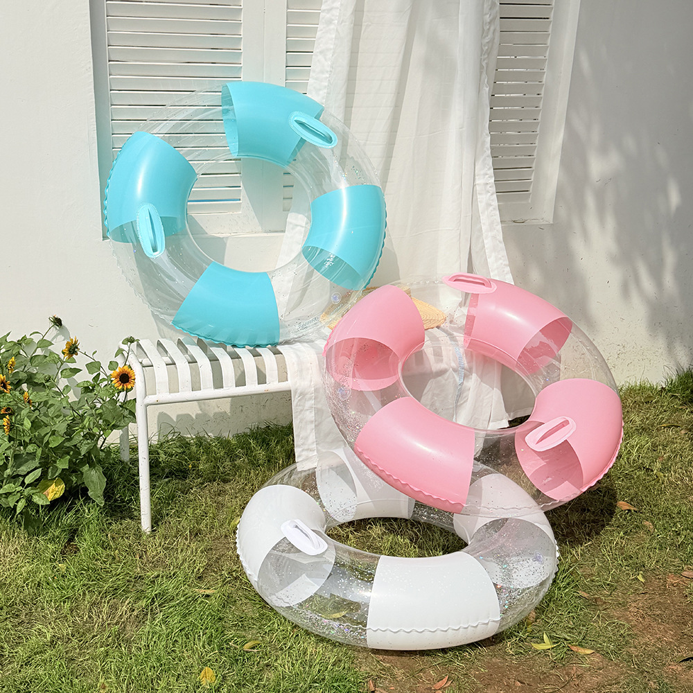 Flotador Transparente para Adu - Pool Float Ring Inflatable reseña y precio