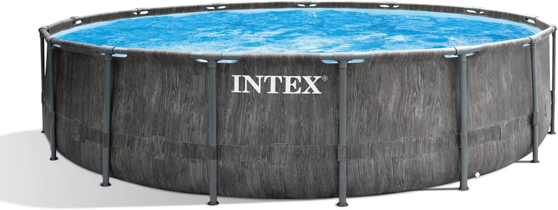 Piscina elevada redonda Intex  - Pool Ladder Above Ground reseña y precio